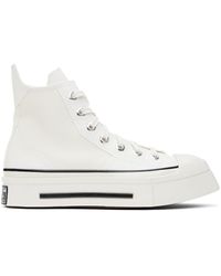 Converse - Baskets chuck 70 de luxe blanches à bout carré - Lyst