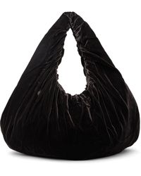 【AMOMENTO】24fw VELVET SHIRRING TOTE BAG AMOMENTO Shirring Tote Bag - Red/Black | Garmentory