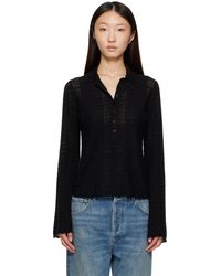 Loulou de Saison - Polo Tiha Noir - Lyst