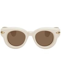 Loewe - Off- Inflated Round Sunglasses - Lyst