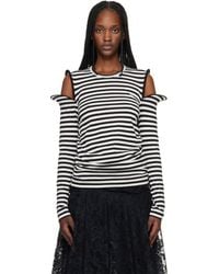 Junya Watanabe - Stripe Jersey T-Shirt - Lyst