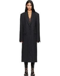 Dries Van Noten - Pinstripe Wool Coat - Lyst