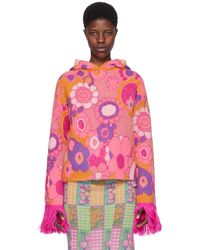 ERL - Pink Graphic Hoodie - Lyst