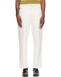 Ami Paris - Off- Parisian-Fit Cotton Jeans - Lyst