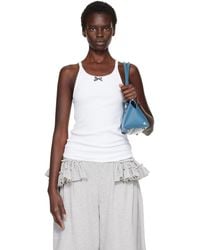 HOMMEGIRLS - Ribbed Tank Top - Lyst