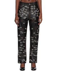 Doublet - Pressure Points Studs Leather Pants - Lyst