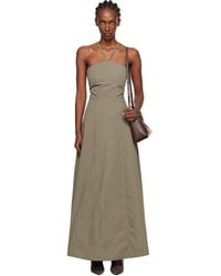 Our Legacy - Khaki Poise Maxi Dress - Lyst