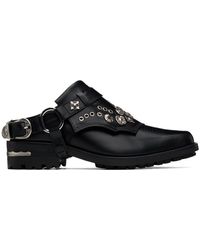 Toga Virilis - Leather Slip-On Loafers - Lyst