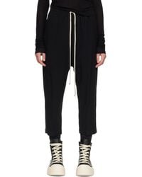 Rick Owens - Drawstring Astaires Cropped Trousers - Lyst