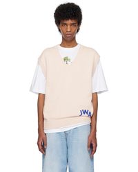 JW Anderson - 'Jwa' V-Neck Vest - Lyst