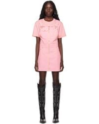 Moschino - デニム ポケット ミニワンピース - Lyst
