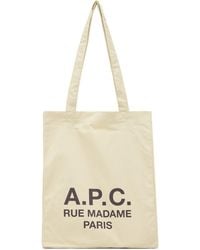 A.P.C. - Off- Lou 'Rue Madame 2.0' Tote - Lyst