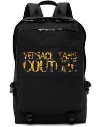 Versace Jeans Couture - Black & Multi Iconic Range Backpack - Lyst
