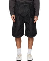 we11done - Carpenter Denim Shorts - Lyst