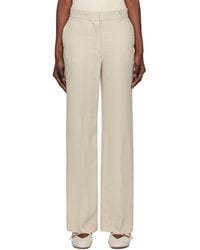 TOTEME - Straight-Leg Trousers - Lyst