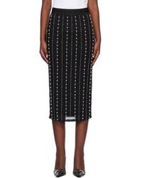 Versace Jeans Couture - Embellished Midi Skirt - Lyst