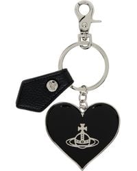 Vivienne Westwood - Mirror Heart Orb Keychain - Lyst