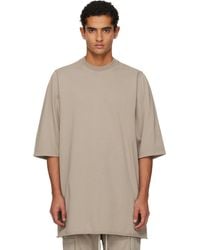 Rick Owens - Taupe Concordians Jumbo Ss T-Shirt - Lyst