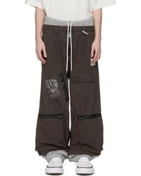 Maison Mihara Yasuhiro - Sweat Pants Combined Flight Cargo Pants - Lyst
