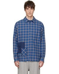 we11done - Repaired Checked Shirt - Lyst