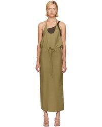 Baserange - Apron Midi Dress - Lyst