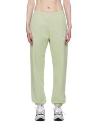Sporty & Rich - Sportyrich pantalon de survêtement vert à logo vendome - Lyst