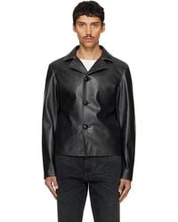MM6 by Maison Margiela - Sports Faux-Leather Jacket - Lyst