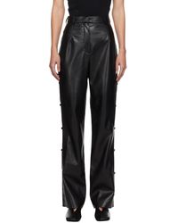 Nanushka - Felina Vegan Leather Trousers - Lyst