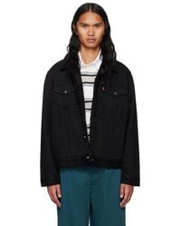 Levi's - Sherpa-Lined Denim Trucker Jacket - Lyst