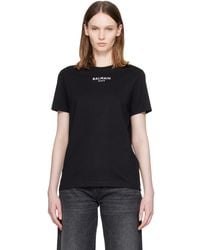 Balmain - Paris' Print T-Shirt - Lyst