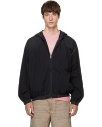 Acne Studios - Hooded Logo Jacket - Lyst