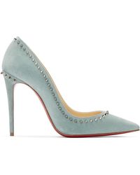 Christian Louboutin Blue Anjalina 100 Heels