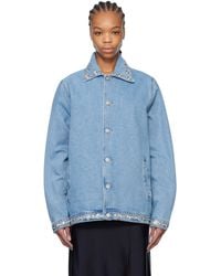 Coperni - Studded Denim Jacket - Lyst