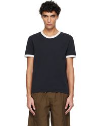 A.P.C. - Contrast Trim T-Shirt - Lyst