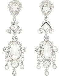 Balmain - Brasscrystal Pendant Earrings - Lyst