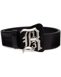 R13 - Logo Buckle Belt - Lyst