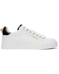Dolce & Gabbana - Portofino Sneakers avec Pearl - Lyst