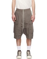 Rick Owens - Temple Pods Cargo Shorts - Lyst