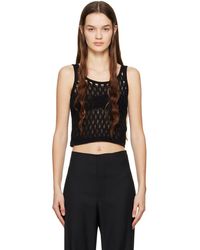 Wynn Hamlyn - Semi-Sheer Tank Top - Lyst