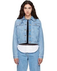 Thom Browne - Shrunken Selvedge Denim Jacket - Lyst