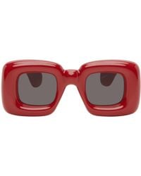 Loewe - Red Inflated Sunglasses - Lyst
