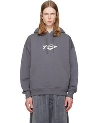 Y-3 - French Terry Liquid Logo Hoodie - Lyst