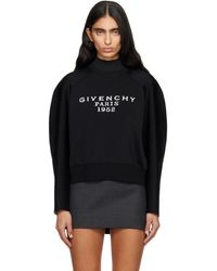 Givenchy - Pull Noir À Logo - Lyst
