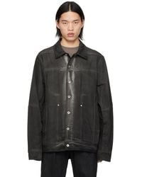 Rick Owens - Lido Worker Denim Jacket - Lyst