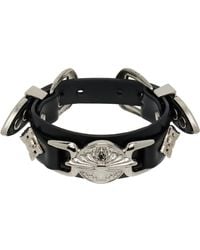 Toga - Double Buckle Bangle Bracelet - Lyst