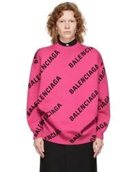 balenciaga logo sweater