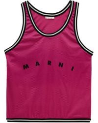 Marni - Pink Logo Tote - Lyst