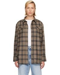 Rohe - Western Checked Overshirt - Lyst