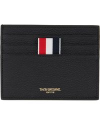 Thom Browne - Soft Pebble Grain Note Compartment Card Holder - Lyst