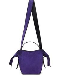 Acne Studios - Musubi Mini Suede Crossbody Bag - Lyst